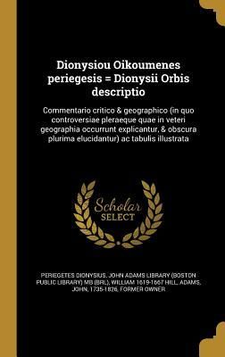 Produktbild: Dionysiou Oikoumenes periegesis = Dionysii Orbis descriptio