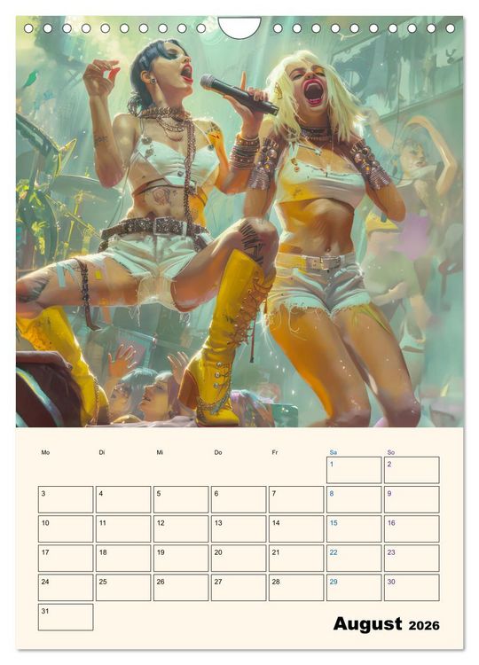 Produktbild: Punkerg&ouml;ren - In Aktion (Wandkalender 2026 DIN A4 hoch), CALVENDO Monatskalender
