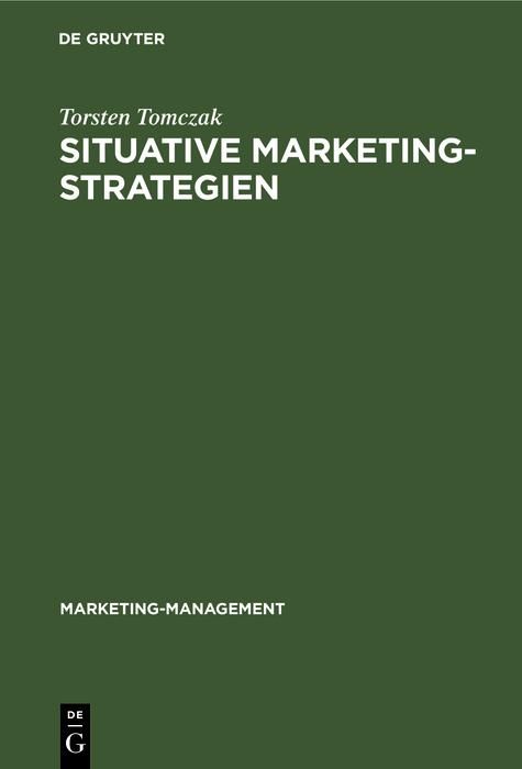 Produktbild: Situative Marketingstrategien