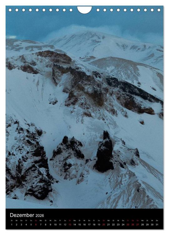 Produktbild: Island - Der Laugavegur-Kalender 2026 (Wandkalender 2026 DIN A4 hoch), CALVENDO Monatskalender