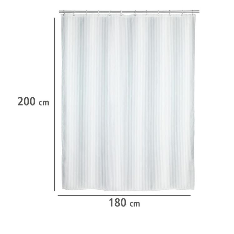 Produktbild: Anti-Schimmel Duschvorhang Mod. Palais, Textil (Polyester), 180 x 200 cm, waschbar