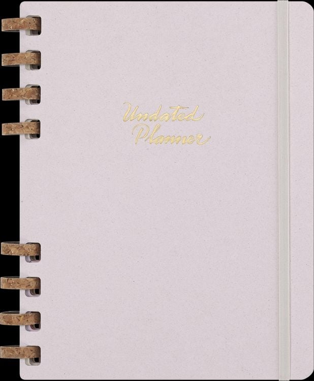 Produktbild: Moleskine Undatierter Life Kalender Mit Spiralbindung, Xl, Wochen-Monatskalender, Fester Einband, Crush Grape