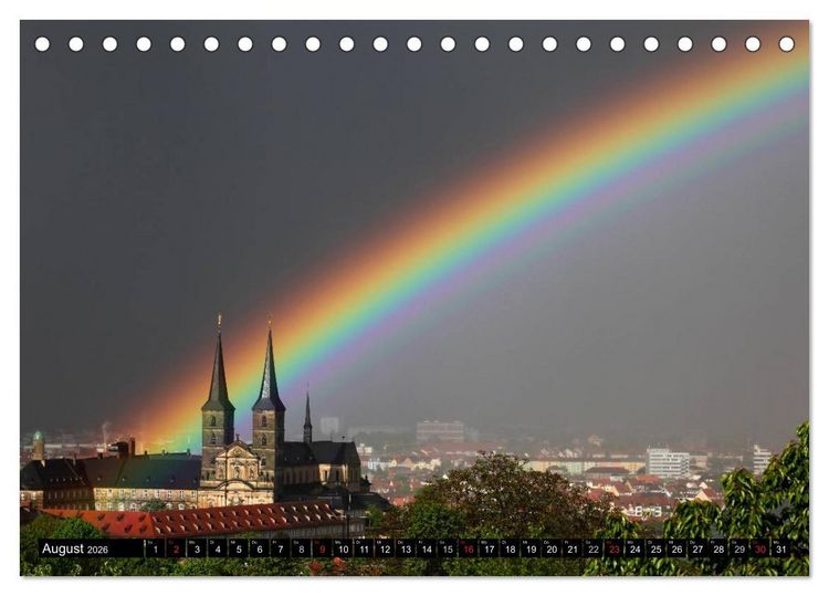 Produktbild: Bezauberndes Bamberg (Tischkalender 2026 DIN A5 quer), CALVENDO Monatskalender