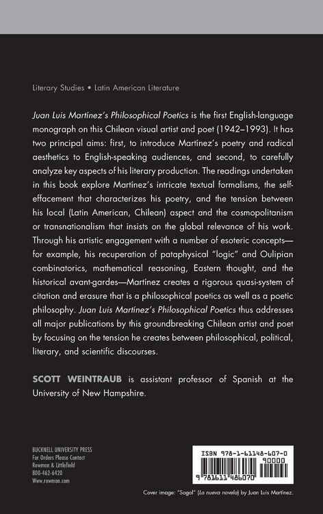 Produktbild: Juan Luis Mart&iacute;nez's Philosophical Poetics