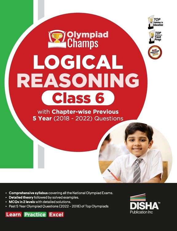Produktbild: Olympiad Champs Logical Reasoning Class 6 with Chapter-wise Previous 5 Year (2018 - 2022) Questions | Complete Prep Guide with Theory, PYQs, Past & Pr