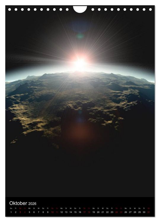 Produktbild: Weit entfernte Welten (Wandkalender 2026 DIN A4 hoch), CALVENDO Monatskalender