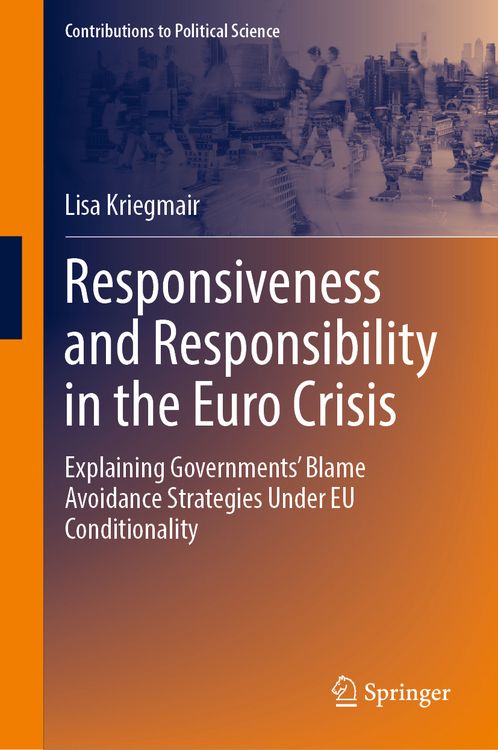 Produktbild: Responsiveness and Responsibility in the Euro Crisis