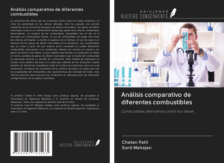 Produktbild: An&aacute;lisis comparativo de diferentes combustibles