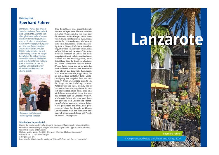Produktbild: Reisef&uuml;hrer Lanzarote