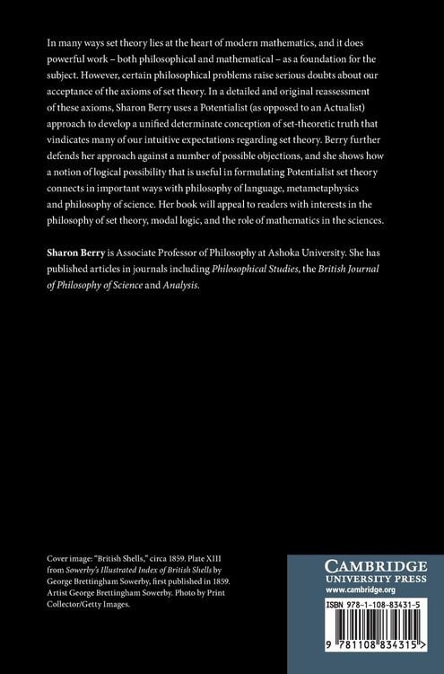 Produktbild: A Logical Foundation for Potentialist Set Theory