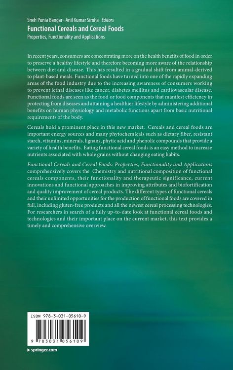 Produktbild: Functional Cereals and Cereal Foods