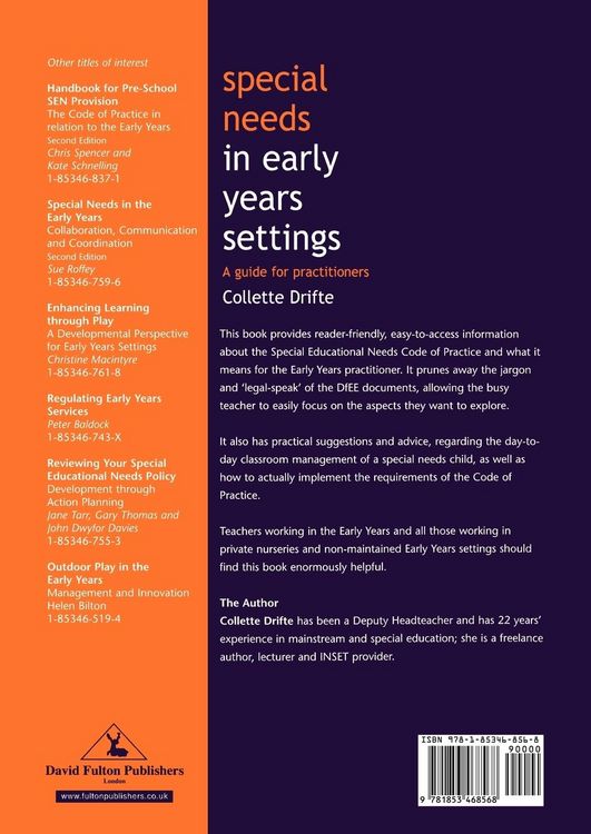 Produktbild: Special Needs in Early Years Settings