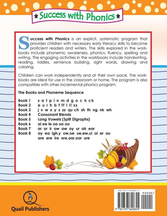 Produktbild: Success with Phonics Workbook 8: Letters and Sounds