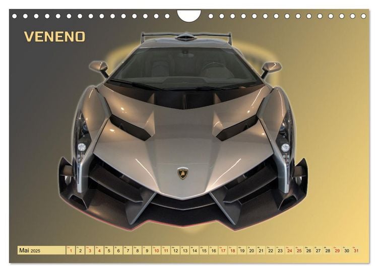 Produktbild: Ikonen der Automobilkunst (Wandkalender 2025 DIN A4 quer), CALVENDO Monatskalender
