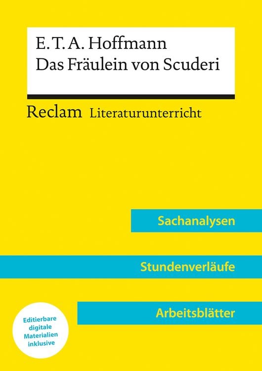 Produktbild: E.T.A. Hoffmann: Das Fr&auml;ulein von Scuderi (Lehrerband)