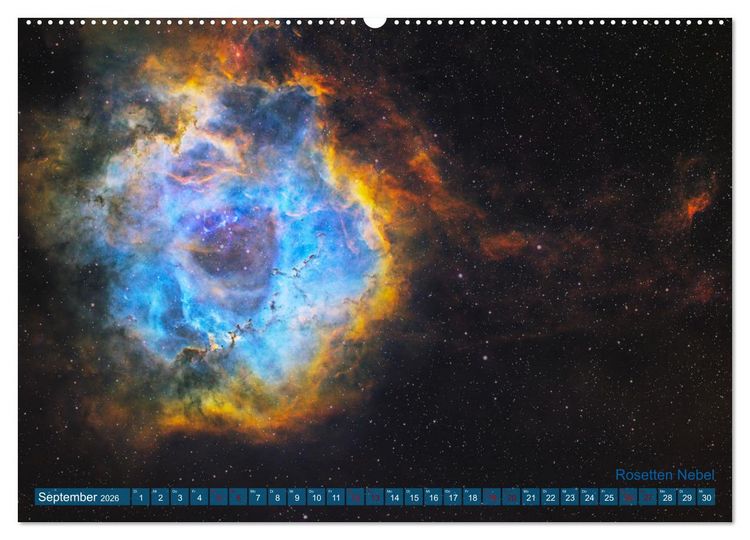 Produktbild: Deep Sky Kalender (hochwertiger Premium Wandkalender 2026 DIN A2 quer), Kunstdruck in Hochglanz