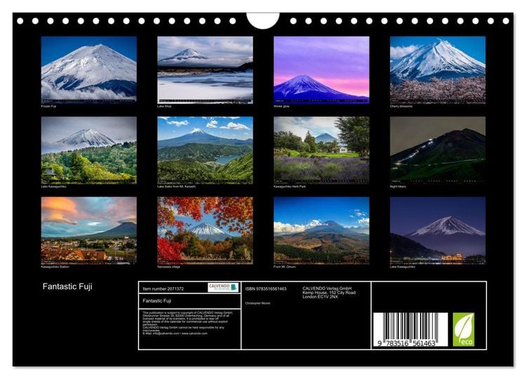 Produktbild: Fantastic Fuji (Wall Calendar 2026 DIN A4 landscape), CALVENDO 12 Month Wall Calendar