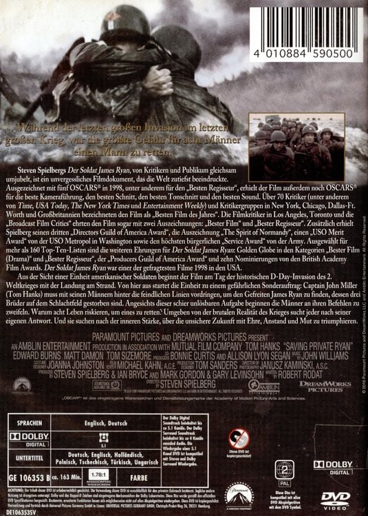 Produktbild: Der Soldat James Ryan
