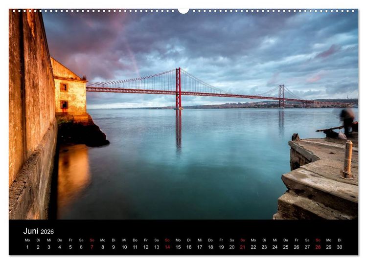 Produktbild: Wundervolles Portugal (hochwertiger Premium Wandkalender 2026 DIN A2 quer), Kunstdruck in Hochglanz