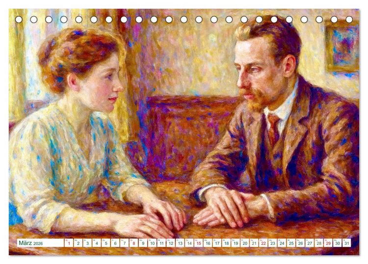 Produktbild: Rainer Maria Rilke. Sein Leben, seine Werke (Tischkalender 2026 DIN A5 quer), CALVENDO Monatskalender