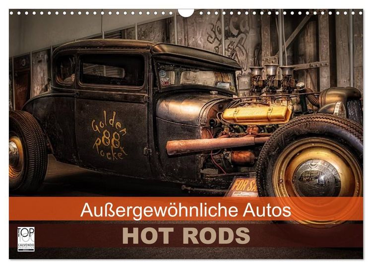 Produktbild: Au&szlig;ergew&ouml;hnliche Autos - Hot Rods (Wandkalender 2027 DIN A3 quer), CALVENDO Monatskalender