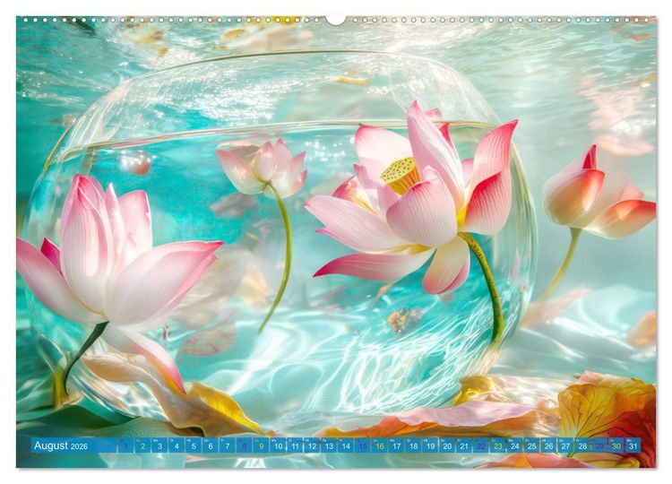 Produktbild: Meditativ und fantasievoll (Wandkalender 2026 DIN A2 quer), CALVENDO Monatskalender