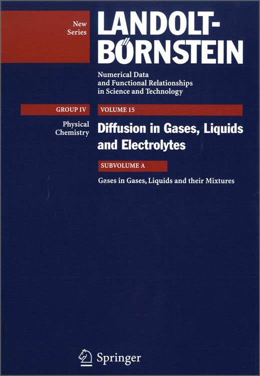 Produktbild: Gases in Gases, Liquids and their Mixtures