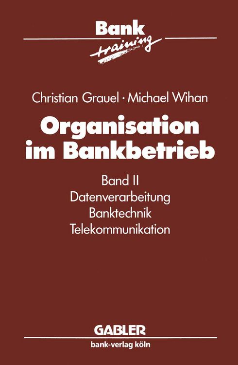 Produktbild: Organisation im Bankbetrieb