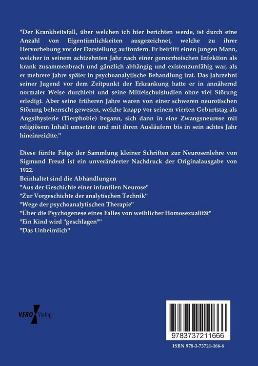 Produktbild: Sammlung kleiner Schriften zur Neurosenlehre