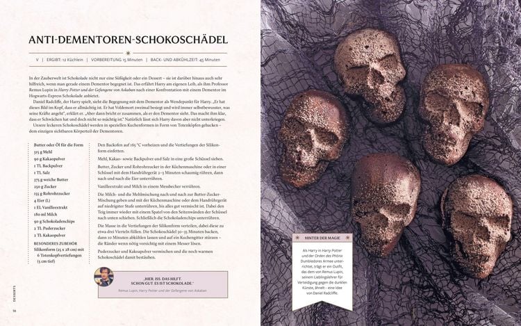 Produktbild: Harry Potter: Das offizielle Kochbuch der Zauberwelt: Magische Gerichte von Hogwarts bis New York und dar&uuml;ber hinaus!