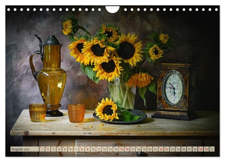 Produktbild: Stillleben Alte Meister (Wandkalender 2026 DIN A4 quer), CALVENDO Monatskalender