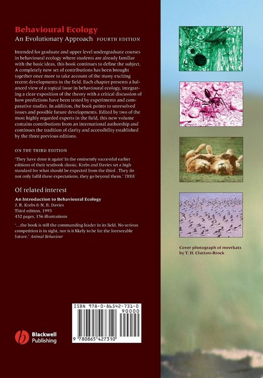 Produktbild: Behavioural Ecology 4e