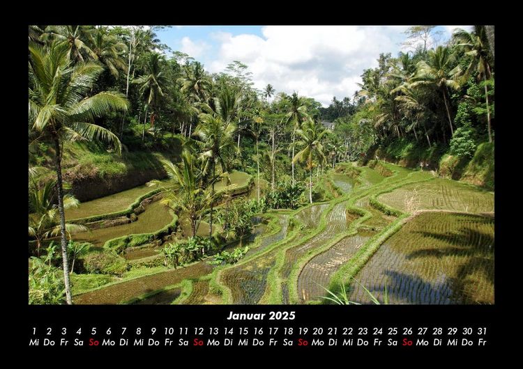 Produktbild: Bali 2025 Fotokalender DIN A3