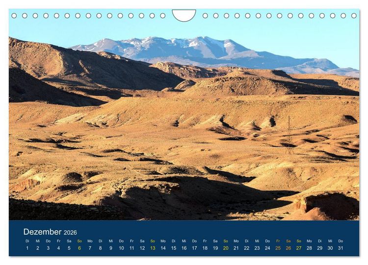 Produktbild: Marokko Traumlandschaften (Wandkalender 2026 DIN A4 quer), CALVENDO Monatskalender