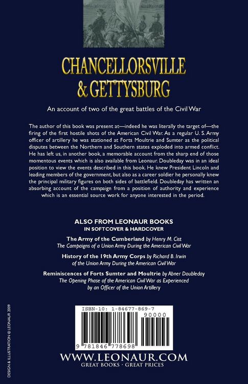 Produktbild: Chancellorsville and Gettysburg