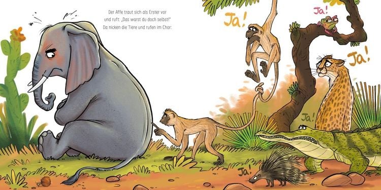 Produktbild: LESEMAUS 203: Elefant will durch die Wand