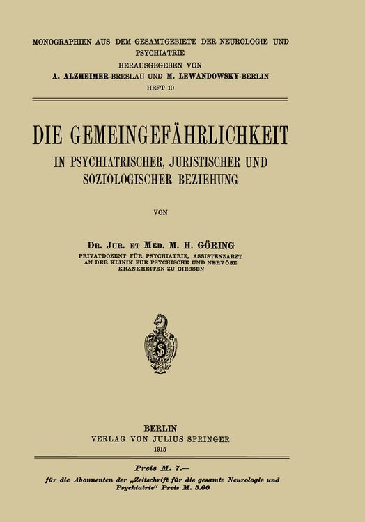Produktbild: Die Gemeingef&auml;hrlichkeit