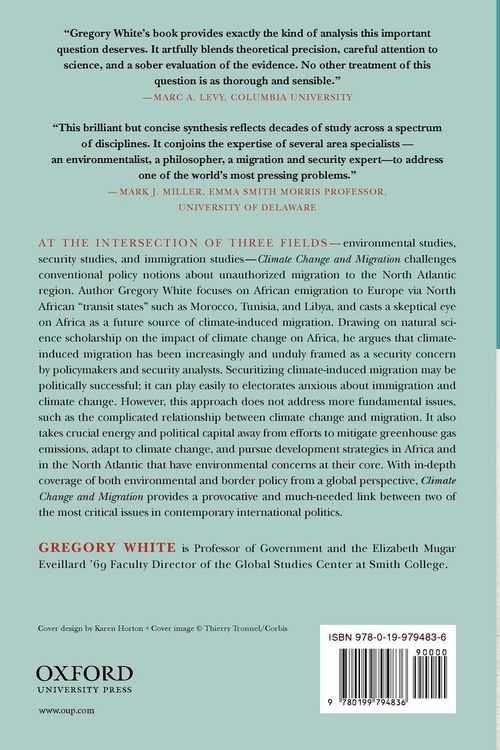 Produktbild: Climate Change and Migration