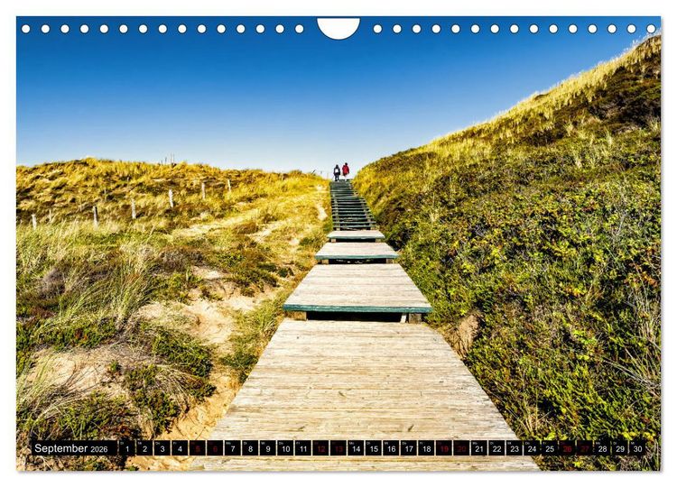 Produktbild: Sylt - Das nordfriesische Ereignis (Wandkalender 2026 DIN A4 quer), CALVENDO Monatskalender