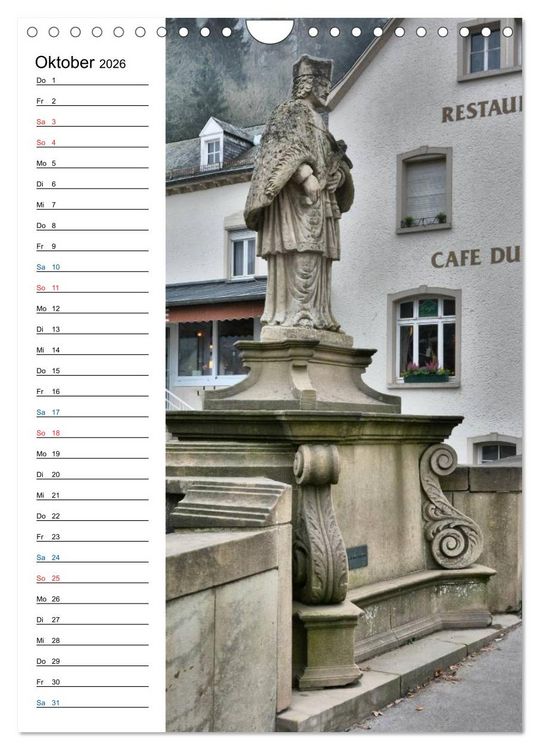 Produktbild: Nepomuk - Der Br&uuml;ckenheilige (Wandkalender 2026 DIN A4 hoch), CALVENDO Monatskalender