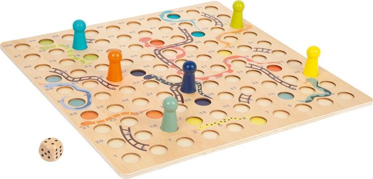 Produktbild: Small foot 11785 - Schlangen und Leitern-Spiel XL, Brettspiel