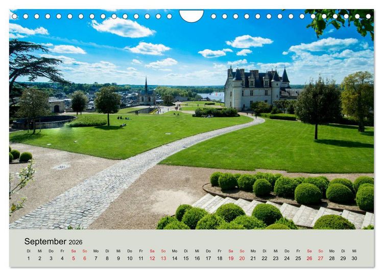 Produktbild: Frankeichs Bauwerke - Schl&ouml;ser und Burgen in der Grand Nation (Wandkalender 2026 DIN A4 quer), CALVENDO Monatskalender
