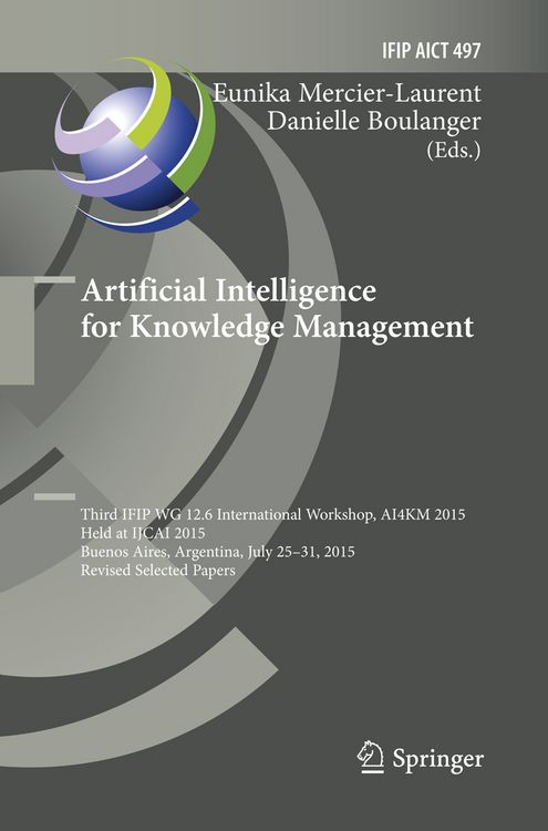 Produktbild: Artificial Intelligence for Knowledge Management