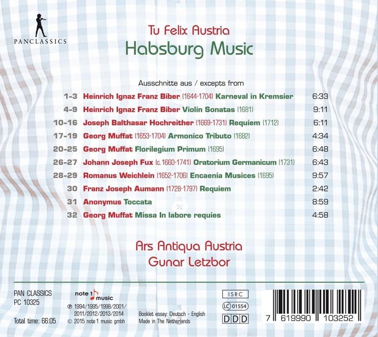 Produktbild: Hapsburg Music