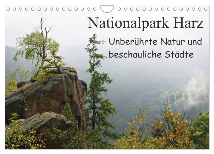 Produktbild: Nationalpark Harz Unber&uuml;hrte Natur und beschauliche St&auml;dte (Wandkalender 2026 DIN A4 quer), CALVENDO Monatskalender