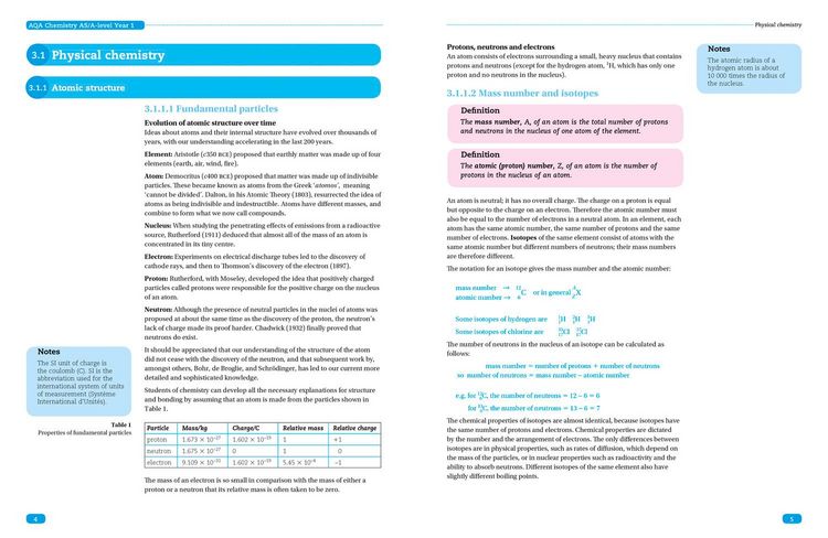 Produktbild: AQA A Level Chemistry Year 1 & AS Paper 1