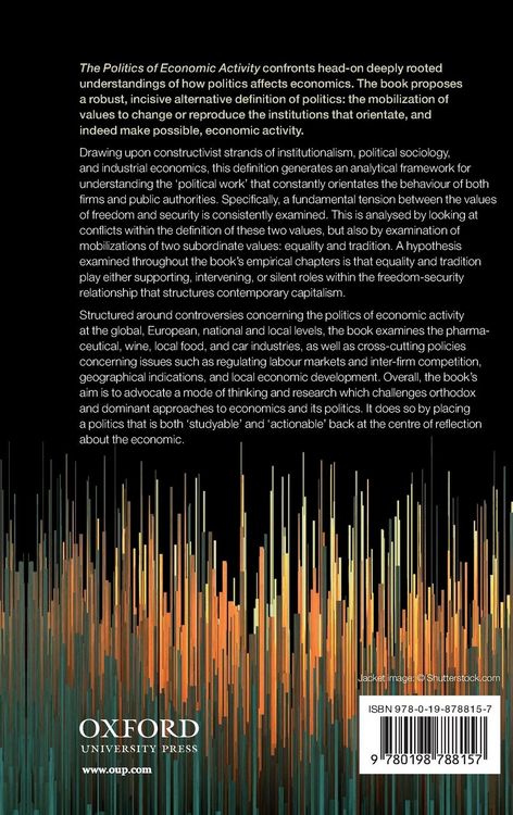 Produktbild: The Politics of Economic Activity