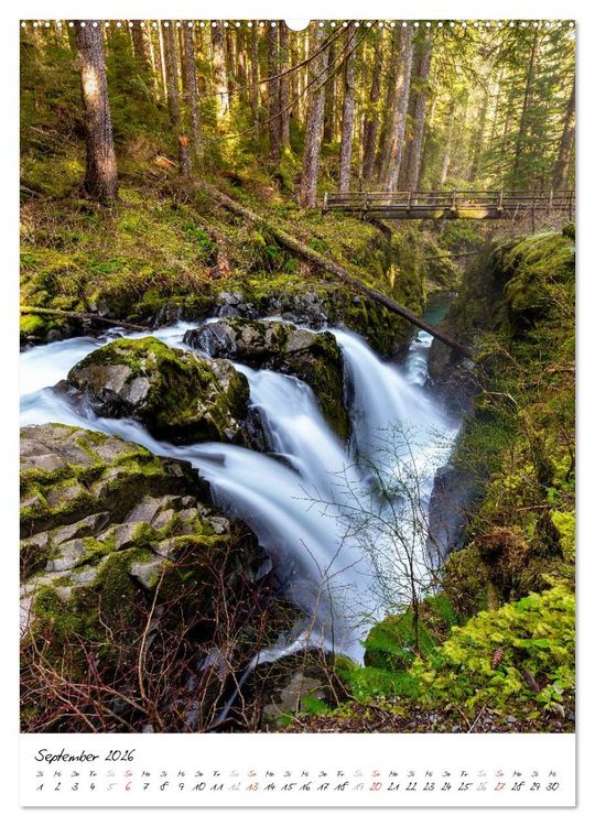 Produktbild: Weltnaturerbe Olympic National Park (hochwertiger Premium Wandkalender 2026 DIN A2 hoch), Kunstdruck in Hochglanz