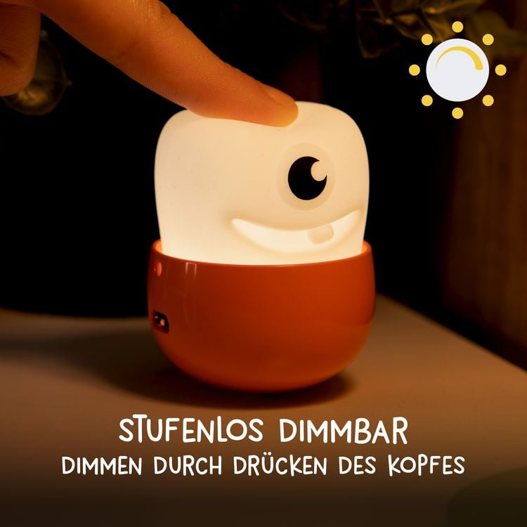 Produktbild: Eggys Mystery Lights Serie 2 Monster Akku Nachtlicht Blindbox mit Anh&auml;nger
