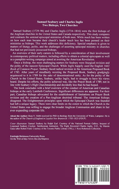 Produktbild: Samuel Seabury and Charles Inglis